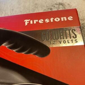 Firestone Red and Black portable. Vacuum